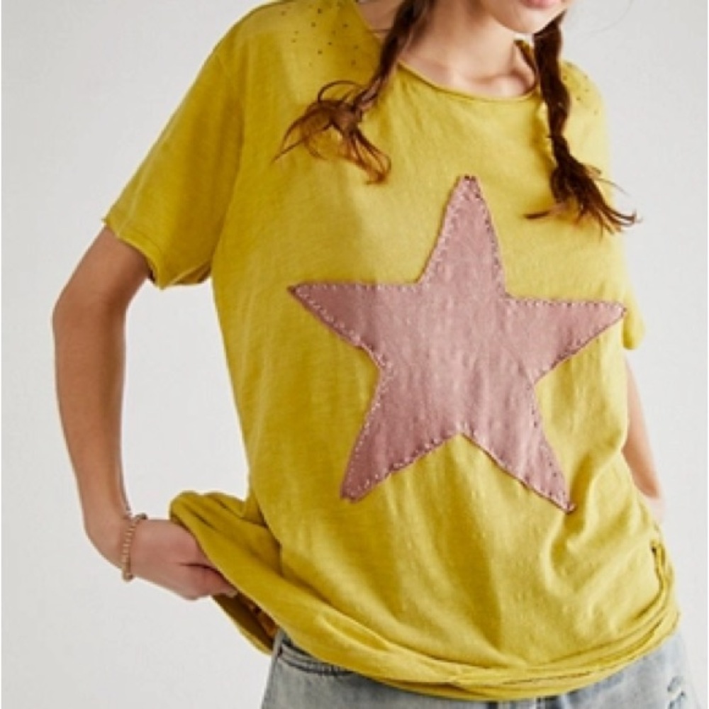 Magnolia Pearl Molly Tee Star Patch